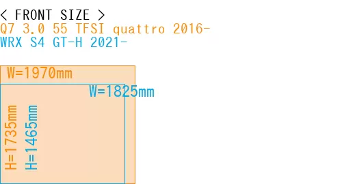 #Q7 3.0 55 TFSI quattro 2016- + WRX S4 GT-H 2021-